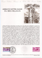 - Document Premier Jour L'ABBAYE NOTRE-DAME DU BEC-HELLOUIN 25.3.1978 - - Abbeys & Monasteries