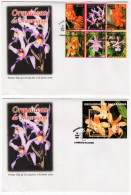 Nicaragua - 2005 - Orchids Of Nicaragua - Set Of 2 FDCs (first Day Covers) - Nicaragua