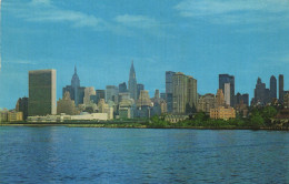 MANHATTAN, NEW YORK, SKYLINE, ARCHITECTURE, UNITED STATES, POSTCARD - Manhattan