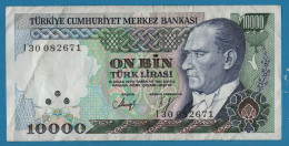 TURKEY 10.000 LIRASI L. 1970 # I300822671 P# 200 Atatürk  Architect Mımar Sinan - Turkey
