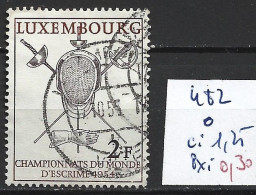 LUXEMBOURG 482 Oblitéré Côte 1.25 € - Usati