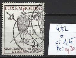 LUXEMBOURG 482 Oblitéré Côte 1.25 € - Used Stamps