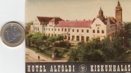 ETIQUETA - STICKER - LUGGAGE LABEL  -  HONGRIE - HUNGARY - HOTEL  ALFOLDI -KISKUNHALAS - Etiquettes D'hotels