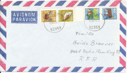 Yugoslavia Air Mail Cover Sent To Germany 15-9-1979 Topic Stamps - Poste Aérienne