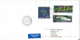 Brazil Cover Sent To Germany 5-2-2001 Topic Stamps - Cartas & Documentos