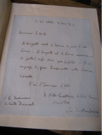 SA DA BANDEIRA Autographe Signé 1837MINISTRE REFORMISTE PORTUGAL INFANT PIERRE V - Historical Figures