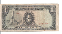 PHILIPPINES ( Japanese Goverment ) 1 PESO ND1943 VF - Philippinen