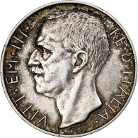 Italie, Vittorio Emanuele III, 10 Lire, 1927, Rome, TTB, Argent, KM:68.1 - 1900-1946 : Victor Emmanuel III & Umberto II