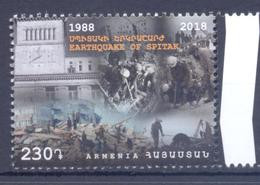 2018. Armenia, 30y Of Earthquake In Spitak, 1v, Mint/** - Armenia
