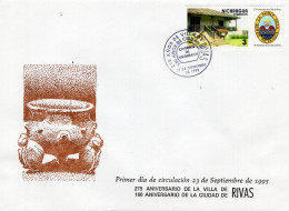 Nicaragua - 1995 - 275 Years Of Rivas Town - FDC (first Day Cover) - Nicaragua