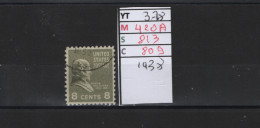 PRIX FIXE Obl  378 YT 420A MIC 813 SCO 809 GIB M. Van Buren 1938 Etats Unis 58/02 - Usati