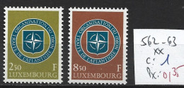 LUXEMBOURG 562-63 ** Côte 1 € - Ungebraucht