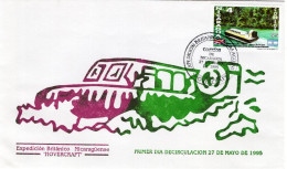 Nicaragua - 1995 - British-Nicaraguan Expedition Hovercraft - FDC (first Day Cover) - Nicaragua