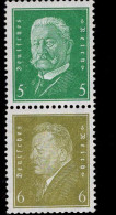 Deutsches Reich S 42 Hindenburg  MLH Falz * Mint (1) - Libretti & Se-tenant