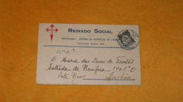 CARTE POSTALE ANCIENNE DE 1932../ REINADO SOCIAL LISBOA...CACHET + TIMBRE PORTUGAL - Lettres & Documents