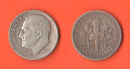 America Dime 1948 S USA 10 Cents Roosevelt  America XXX - 1946-...: Roosevelt