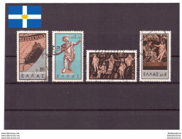 Grèce 1959 - Oblitéré - Théâtre - Michel Nr. 706-709 711-712 (gre622) - Oblitérés