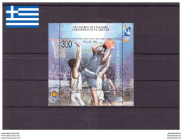 Grèce 1998 - MNH ** - Basket-ball - Michel Nr. Bloc 16 (gre757) - Ongebruikt