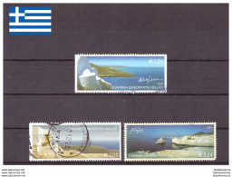 Grèce 2004 - Oblitéré - Paysages - Michel Nr. 2269C-2270C 2271A (gre672) - Oblitérés