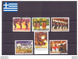 Grèce 2002 - Oblitéré - Danse - Michel Nr. 2089D 2092D 2095D 2100D-2102D (gre662) - Oblitérés