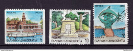 Grèce 1990 - Oblitéré - Bâtiments - Paysages - Michel Nr. 1750C 1752C 1759C (gre931) - Used Stamps
