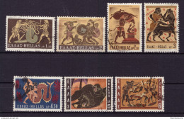 Grèce 1970 - Oblitéré - Mythologie - Michel Nr. 1032-1038 (gre983) - Gebraucht