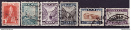 Grèce 1927 - Oblitéré - Costumes - Monuments - Michel Nr. 305 308-311 313 (gre1019) - Used Stamps