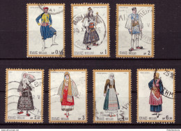 Grèce 1972 - Oblitéré - Costumes Nationaux - Michel Nr. 1095-1101 (gre968) - Usati