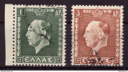 Grèce 1937 - Oblitéré - Georges II - Michel Nr. 390-391 (gre1015) - Gebraucht