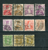 "SCHWEIZ" Int. Partie "Helvetia/Tellknabe" Gestempelt (80003) - Collections