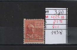 PRIX FIXE Obl  380 YT 422A MIC 815 SCO 811 GIB J. Tyler 1938 Etats Unis 58/02 - Used Stamps