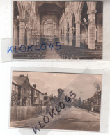 Angleterre - LOT 2 Cartes Photo Hertford All Saints' Church N° 71865 , Queen's Road Vue De Face N° 71854 CPA Rose & Son - Herefordshire