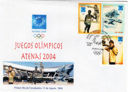 Nicaragua - 2004 - Summer Olympic Games In Athens - FDC (first Day Cover) - Nicaragua