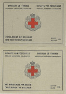 BELGIUM, 1953, Booklet A, Pair Of Red Cross Booklets: French & Dutch - 1907-1941 Antiguos [A]