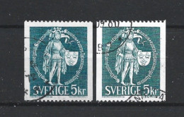 Sweden 1970 Royal Seals  Y.T. 654/654a (0) - Oblitérés