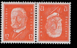 Deutsches Reich K 13 Hindenburg  MLH Falz * Mint - Carnets & Se-tenant