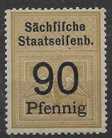 Saxony Mnh ** Train Stamp - Sachsen