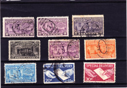 USA Special Delivery Stamps Tussen 1927 En 1954: Gestempeld - Used - Express & Recomendados