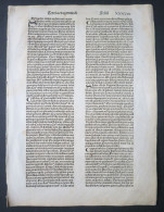 Incunable - Hartmann Schedel - Chronique De Nuremberg Liber Chronicarum 1493. - Ante 18imo Secolo