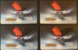 MBC 42  -   SNOWBOARD 3  -   70 Unités  -  1 Lot De 4 Cartes - Cellphone Cards (refills)