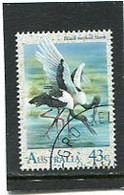 AUSTRALIA - 1991  43c  BLACK  NECKED STORK  FINE USED - Used Stamps