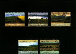 AUSTRALIA - 1992   VINEYARD  REGIONS  SET  FINE USED - Oblitérés
