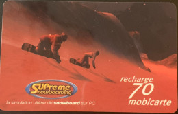 MBC 43  -   SNOWBOARD 4  -   70 Unités  - - Cellphone Cards (refills)