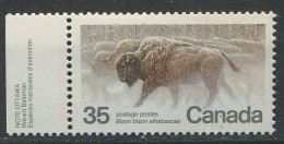 Canada:Unused Stamp Buffalos In Snow, 1981, MNH - Knaagdieren