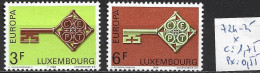 LUXEMBOURG 724-25 * Côte 1.75 € - 1968