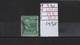 PRIX FIXE Obl 390 YT 432A MIC 825 SCO 821 GIB James Garfield 1938 Etats Unis 58A/02   2 Teintes - Usados