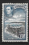 CEYLAN. N°254 Oblitéré De 1937. Port De Colombo. - Ceylon (...-1947)