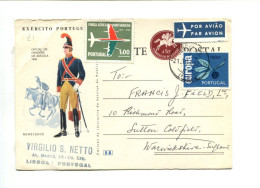 PORTUGAL - Entier Postal 50 Uniforme Militaire / EUROPA / - Interi Postali