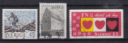 Suéde YT° 651 + 663 + 671-672 - Used Stamps