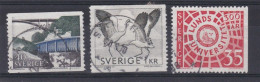 Suéde YT° 582 + 583 + 588-589 - Used Stamps